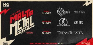Malta Metal Weekend: Ένα Heavy Metal Υπερθέαμα με Dream Theater, Opeth, Apocalyptica, Geoff Tate και Cemetery Skyline! Malta