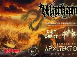 WARHAMMER – CULT OF ORPIST – PENTHOS – INNER DARKNESS live in Athens Warhammer
