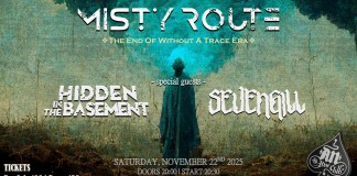 MISTY ROUTE – HIDDEN IN THE BASEMENT – SEVENGILL LIVE @ AN CLUB 22.11.2025 | THE END OF WITHOUT A TRACE ERA Misty