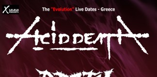 ACID DEATH – The “Evolution” Live Dates – Greece Acid Death