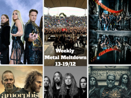 Weekly Metal Meltdown (13-19/12, MEGADETH, MYRATH, AMORPHIS and more) Weekly 13-19-12