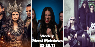 Weekly Metal Meltdown (22-28/11, AIRBOURNE, HALESTORM, GUS DRAX and more) Weekly 22-28