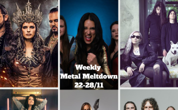Weekly Metal Meltdown (22-28/11, AIRBOURNE, HALESTORM, GUS DRAX and more) Weekly 22-28