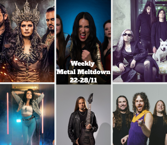 Weekly Metal Meltdown (22-28/11, AIRBOURNE, HALESTORM, GUS DRAX and more) Weekly 22-28