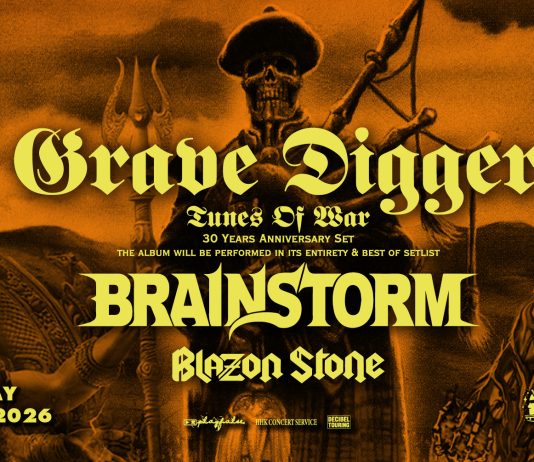 GRAVE DIGGER (“Tunes of war” special) – BRAINSTORM – BLAZON STONE: Live στην Αθήνα τον Απρίλιο!!! Grave Digger