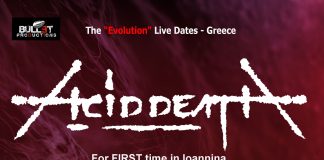 ACID DEATH: Ανανεωμένο και τελικό line-up των συναυλιών τους στην Ελλάδα Acid Dearth