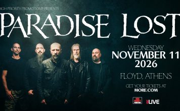 PARADISE LOST: Παίζουν στο Floyd το Νοέμβριο Lost