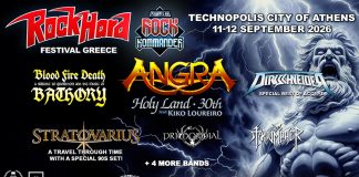 ROCK HARD FESTIVAL 2026 με ANGRA, BLOOD FIRE DEATH, STRATOVARIUS, DIRKSCHNEIDER και πολλούς ακόμα!!! festival