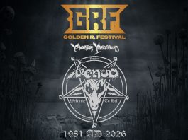 VENOM: Ιστορική επέτειος 45 ετών για το “Welcome to Hell” στο Golden R. Festival Venom
