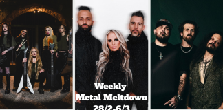 Weekly Metal Meltdown (28/2 – 6/3, VENOM, EVERGREY, YOTH IRIA and more) Weekly 28-2-6-3