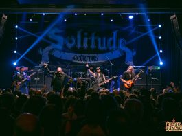 UP THE HAMMERS DAY 1: VULTURES VENGEANCE – OLD SEASON – WRATHBLADE – IRONSWORD – RIOT CITY – LIEGE LORD – SOLITUDE AETURNUS (13/3, Gagarin205) Solitude