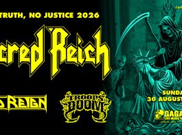 SACRED REICH – ACID REIGN – THE TROOPS OF DOOM live in Athens Sacred
