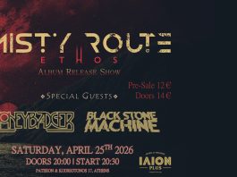 MISTY ROUTE – “Ethos” album release show Misty Route