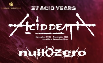 37 Acid Years: ACID DEATH (Live Album Recording Show)/NULL’O’ZERO/KARMA VIOLENS/GUNSMITH @KYTTARO Acid Death