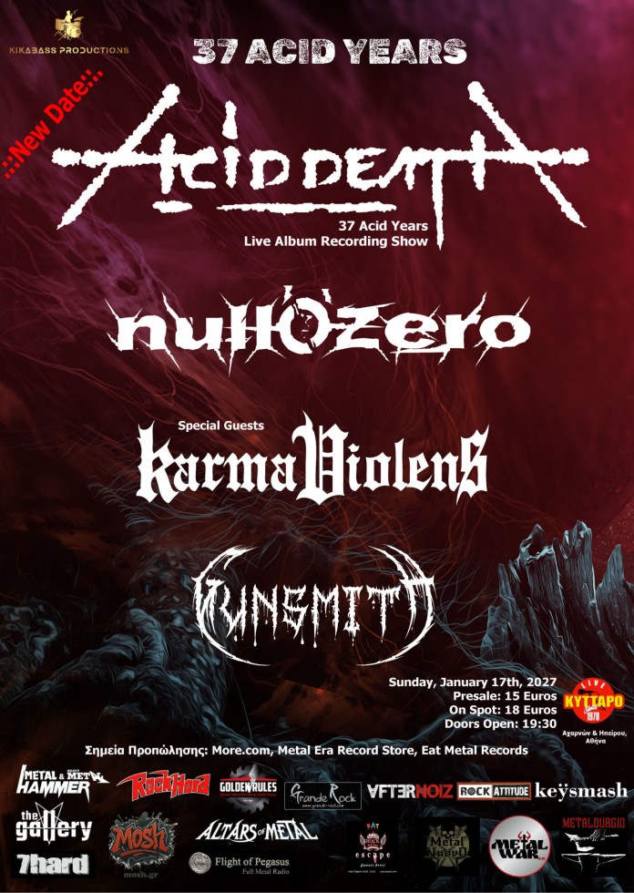 37 Acid Years New Date SM Acid Death
