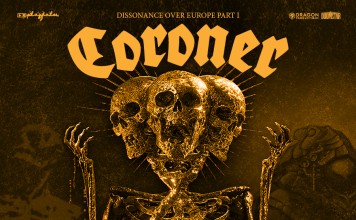 CORONER – DEPRESSIVE AGE – CRYPTIC SHIFT live στην Αθήνα!!! Coroner