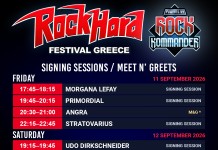 Signing sessions και meet n’ greet στο Rock Hard Festival Greece Signing Session